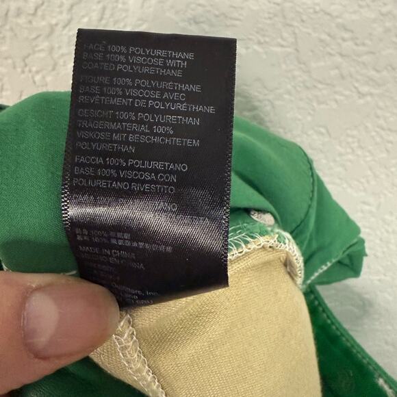 Free People The it Factor Vegan Pants in green Boho Hippie Pop of Color Goblin - Picture 9 of 9